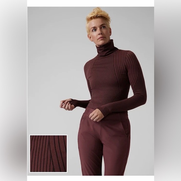 Athleta Flurry Endeavor Turtleneck shirt size S - Picture 6 of 13